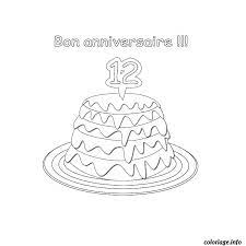 Afin d'imprimer facilement votre coloriage, il est judicieux d'opter pour un format pdf ou jpeg. Coloriage Anniversaire 12 Ans Dessin Anniversaire A Imprimer