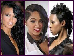 It is mostly hair that is elevated to an elite status by being dyed white or blonde and it gives a twist on the modern day curly pixie. 11 Trendy Asymmetrical Haircut For Black Women Youtube