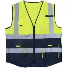 You will immediately standout in the crowd, not only because they look great but because they yellow on orange screams visibility. Double Safety Safety Vest Yellow And Blue Jaoy4440 Buy Online Work Safety Equipment Gear At Best Prices In Egypt Souq Com