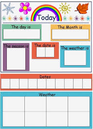 Today Is Preschool Weather Preschool Weather Chart Preschool Charts