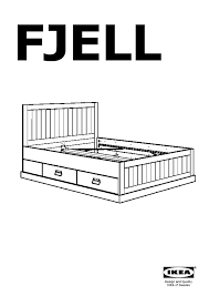 One that's big enough to stretch out but cosy enough to. Fjell Bed Frame With Storage Black Luroy Ikeapedia