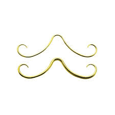 14 gauge (1.6mm), approximately 70mm length, anodized titanium, 316l surgical grade stainless steel. Eg Gifts Septum Mustache Ring Gold On Surgical Steel Body Jewelry 14g 16g Walmart Com Walmart Com