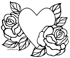 Coloriage Coeur Old School Candy Mary Coloriage Coeur Coloriage Coloriage Princesse