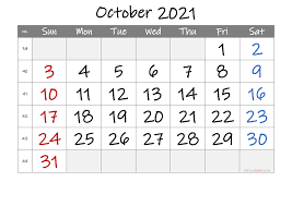 Printable October 2021 Calendar Free Premium Calendar Printables Printable Calendar Template Printable Calendar Design