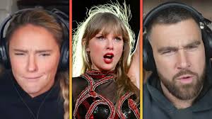 Kylie Kelce shares some doubt over Travis' bold claim that he and his  fiancée Taylor Swift never argue in an episode of 'New Heights.'