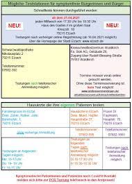 Der eintrag ist wohl möglich nicht mehr aktuell. Erweitertes Testangebot Stadt Elzach