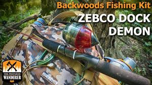 Reel was part of a rod combo before broke. Backwoods Fishing Kit Zebco Dock Demon Youtube