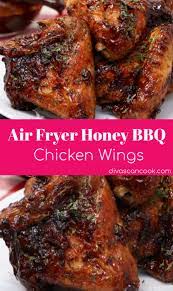 Air Fryer Honey Bbq Chicken Wings Recipe Air Fryer Recipes Healthy Bbq Chicken Wings Air Fryer Dinner Recipes