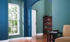 Blue Interior Paint Color Schemes Combined With Cream Sofa Paint Painting Home Interior House Colors Best House Paint Colors House Paint Color Combination