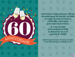 Tableau D Ecole Invitation Anniversaire 60 Ans Invitation Anniversaire 60 Ans 60 Ans Anniversaire