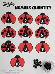 Ladybug Number Quantity Activity Help These Ladybugs Get Their Dots With This Cute Free Pr Ladybugs Preschool Math Activities Preschool Preschool Activities