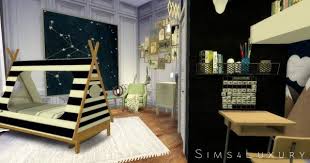 Sims4luxury Boy Room Sims 4 Downloads Sims 4 Bedroom Boy Room Sims House