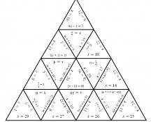 логические задачи по математике 7 класс с ответами и решением Tarsia Puzzle With Edges Algebra Worksheets Teaching Algebra Maths Puzzles