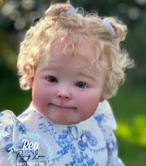 Two adorable versions of sweet little Rea reborned by Tonika Stith and Ruth  Annette. ￼😍❤️ (*All Ping Lau doll kits are protected by copyright and sold  by authorised dealers only. Unauthorised copying