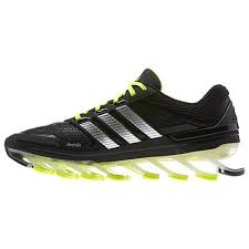 Adidas Black And Green Running Shoes Mens Adidas Springblade Leather Black Silver Green Running Shoes Adidas Store Regular Price 200 00 Special Pric Adidas Men Running Shoes For Men Adidas Store