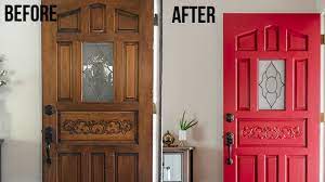 How to paint a door. How To Paint A Front Door Without Removing It The Lazy Way
