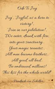 Beethoven S Rendition Of The Transformation Of Humanity Wtm Ode To Joy Beethoven Schiller