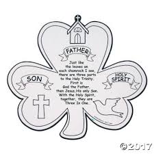 Patrick's day coloring pages, st. Holy Trinity Shamrock Coloring Page Car Tuning Sunday School Lessons Sunday School St Patricks Day Crafts For Kids