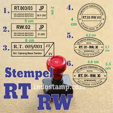 Untuk download klik link dibawah. Stempel Cap Rt Rw Kelurahan Kecamatan Desa Kota Otomatis Grosir Ecer Shopee Indonesia
