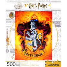 The wizarding world of harry potter™ has become a permanent part of pop culture.our collection of puzzles, mugs and playing cards features the original book art from the harry potter™ series. Harry Potter Gryffindor Logo 500 Piece Puzzle