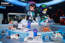 海尔兄弟AWE展示AI陪伴机器人、宠物饮水机等智趣新品_中国华财网