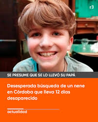 🚨Benjamín William Laskey, un nene de 9 años que vive con su mamá en la  Ciudad de Córdoba, es intensamente buscado desde hace 12 días. Su papá,  Robert Norman Laskey, fue quien