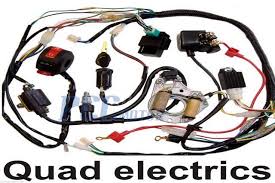 Basic wiring diagram, easy wiring of your motorcycle just follow every color coding and you 'll see how easy it is. Wiring Harness Cdi Coil Stator Assembly Atv Quad Coolster 3050c V Wh04 Ebay