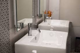 modern bathroom interior white