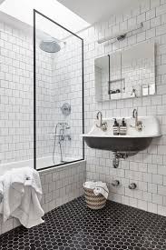 Black and white bathroom tiles work well in a small bathroom, the monochromatic look adds depth with the black accents whilst providing a classic feeling reminiscent of grander spaces (think of a calming turkish marble). Creative Bathroom Tile Design Ideas Tiles For Floor Showers And Walls In Bathrooms