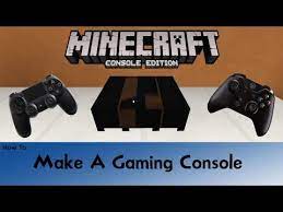 Minecraft How To Make A Game Console Ps4 Xbox Game Console Console Make A Game