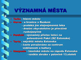 Zdravím, stěhuji se do estonska od ledna za prací. Ppt Estonsko Powerpoint Presentation Free Download Id 3893165