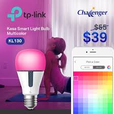 Tp Link Control Your Smart Light Bulb Kl 130 From Anywhere With Your Smartphone Using The Free Kasa Smart App Ios Android Dim Turn On Or Off Or Change The Colors Of