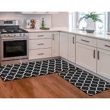 Luxstep kitchen mat set of 2 anti fatigue mat, non slip kitchen rugs and mats waterproof memory foam kitchen rug, standing desk mat floor mats for house,sink,office,kitchen (grey) 4.5 out of 5 stars 1,603 Red Barrel Studio Kitchen Mat 2 Pcs Cushioned Anti Fatigue Kitchen Rug Waterproof Non Slip Kitchen Mats And Rugs Heavy Duty Pvc Ergonomic Comfort Foam Rug For Kitchen Floor Home Office Sink Laundry Grey