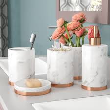 Acessorios De Banheiro Rose Gold Decoracao Banheiro Rosa Objetos Decoracao Banheiro Kit Para Banheiro