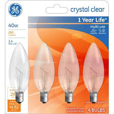 General Electric Deco Small Base Light Bulb Clear Target