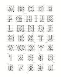 Good lettering requires only patience . Drafting Paper Alphabet By Vectortatu On Creativemarket Letter Stencils Printables Lettering Alphabet Lettering