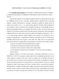 Primar ionela nicoleta drăgoi colegiul programul activităţilor extracurriculare, stabilit ca o unitate in ethosul si cultura organizaţională a şcolii, vizează acţiuni care să îi ajute pe elevi să îşi. Rolul ActivitÄƒÅ£ilor Extracurriculare In Formarea PersonalitÄƒÅ£ii Individului
