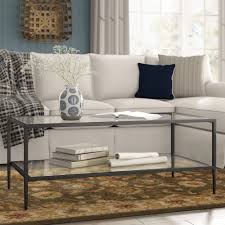 Opt for a finish like black or white to fit in. Glass Iron Coffee Tables You Ll Love In 2021 Wayfair