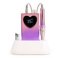 85W Brushless Cordless Electric Drill Portable Rechargeable E-File  Heart-shape Nail Drill Machine