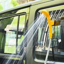 Portable Camping Shower Outdoor Beach 12v Powered Pump Van Car Jeep Vehicle Camping Shower Camping Power Portable Camping Shower
