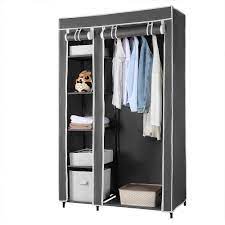 Keep your home tidy with closet storage from bed bath & beyond. Sortwise Clothes Closet Portable Wardrobe Closet Organizer Non Woven Fabric Organizer Hanger Rack Walmart Canada