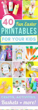 By practicing coloring pictures, children can become more skilled in finding solutions. 40 Fun Easter Printables For Kids Crafts Activities Egg Hunts More What Moms Love