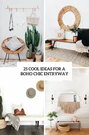 Home decor + design :: 25 Cool Ideas For A Boho Chic Entryway Digsdigs