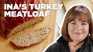 Spoon some of the topping over meat loaf. Barefoot Contessa Makes Turkey Meatloaf Food Network Food Network Recipes Turkey Meatloaf Recipes Turkey Meatloaf