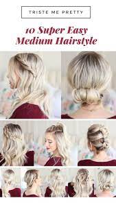 Then, simply create a hole or pocket above the tie using your fingers, and flip the ponytail up and tuck it through the hole. 50 Effortless Diy Date Night Hairstyles For Different Hair Types Today We Night Hairstyles Medium Length Hair Styles Hairstyles For Medium Length Hair Easy