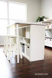 See more ideas about craft room, craft room office, craft room storage. Ikea Hack Craft Room Table An Easy Ikea Hack For Your Craft Room Craft Room Tables Kallax Ikea Ikea Diy