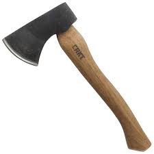 Crkt Pack Axe Camping Hatchet Lightweight Outdoor Camping Axe With Compact Design Forged Carbon Steel Blade And Hickory Wooden Handle 2746 Amazon Com Au Garden