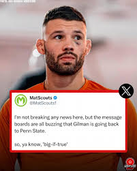 Thomas Gilman into the transfer portal? 😅 @matscouts1 #ncaawrestling  #collegewrestling #wrestling #d1wrestle