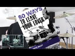 50 Ways To Leave Your Lover Total Drum Tracks