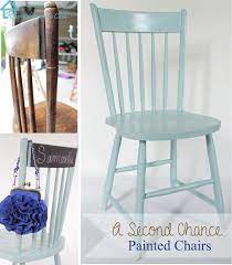 I know this seems so odd but we had this older chair that didn't go with any of our. The Painted Chairs A Second Chance Makeover Pretty Handy Girl
